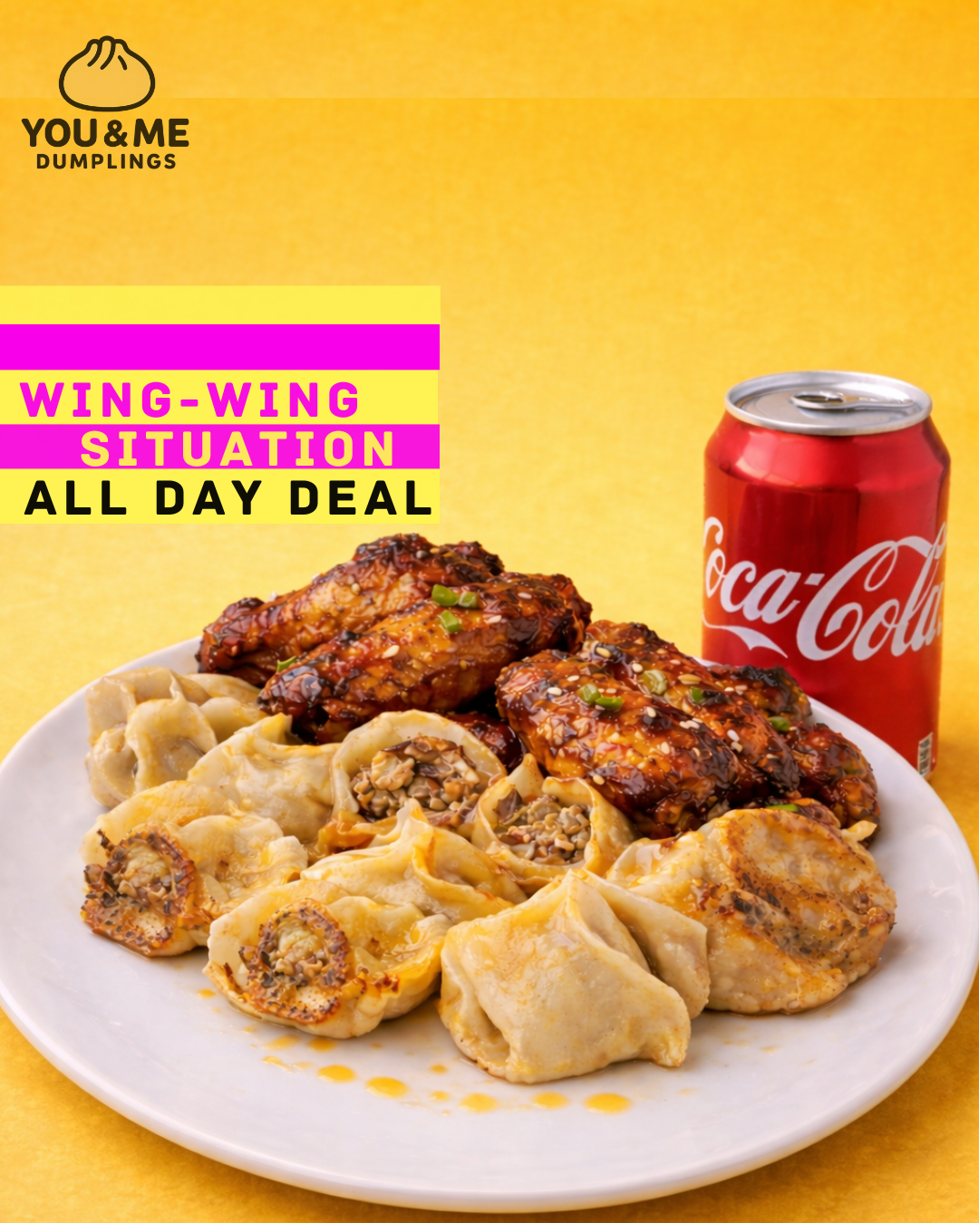 You & Me Wing-Wing Situation All Day Deal